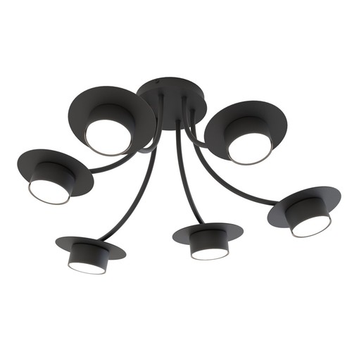 Enso 6 Svart taklampa - GX53, 230V, utan ljuskälla