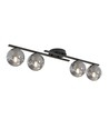 Kairo 4 Svart/Grafit taklampa - Ø14 cm, E14, 230V, utan ljuskälla