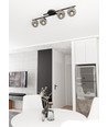 Kairo 4 Svart/Grafit taklampa - Ø14 cm, E14, 230V, utan ljuskälla