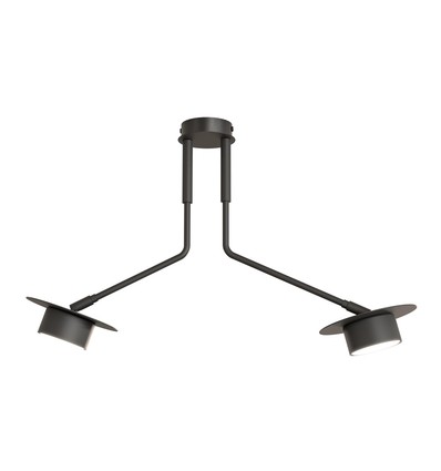 Mizu 2 Svart taklampa - GX53, 230V, utan ljuskälla