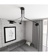 Mizu 3 Svart taklampa - GX53, 230V, utan ljuskälla