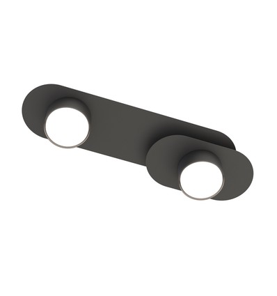Stilo 2 Svart taklampa - GX53, 230V, utan ljuskälla