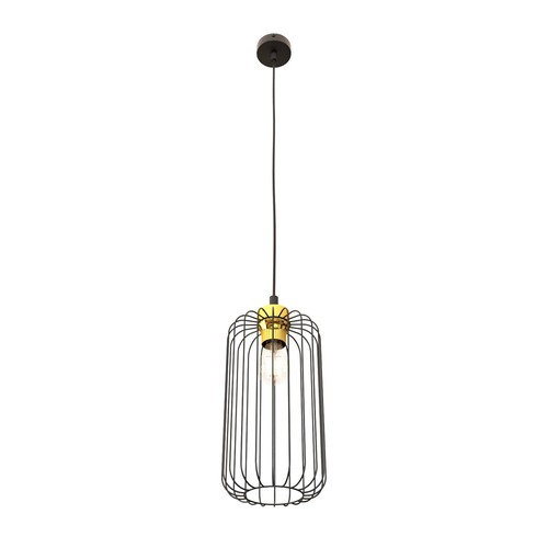 Vander 1 Svart/Guld pendellampa - Ø16 cm, E27, 230V, utan ljuskälla
