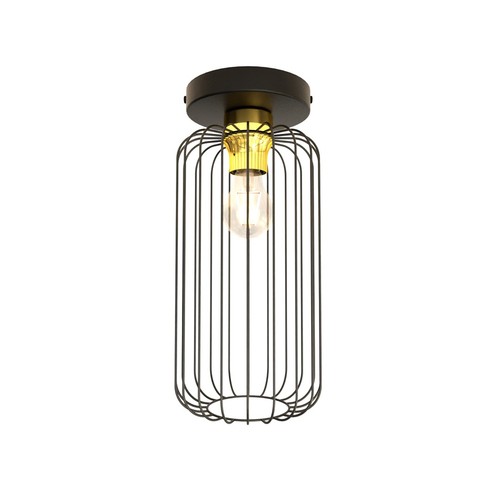 Barn 1 Svart/Guld taklampa - Ø16 cm, E27, 230V, utan ljuskälla