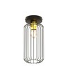 Barn 1 Svart/Guld taklampa - Ø16 cm, E27, 230V, utan ljuskälla