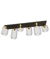 Barn 6 Svart/Guld taklampa - Ø16 cm, E27, 230V, utan ljuskälla