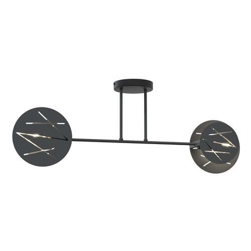 Frick 2 Svart taklampa - Ø20 cm, E27, 230V, utan ljuskälla