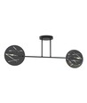 Frick 2 Svart taklampa - Ø20 cm, E27, 230V, utan ljuskälla