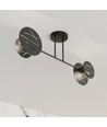 Frick 2 Svart taklampa - Ø20 cm, E27, 230V, utan ljuskälla
