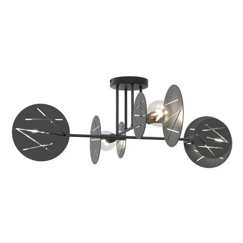 Frick 4 Svart taklampa - Ø20 cm, E27, 230V, utan ljuskälla