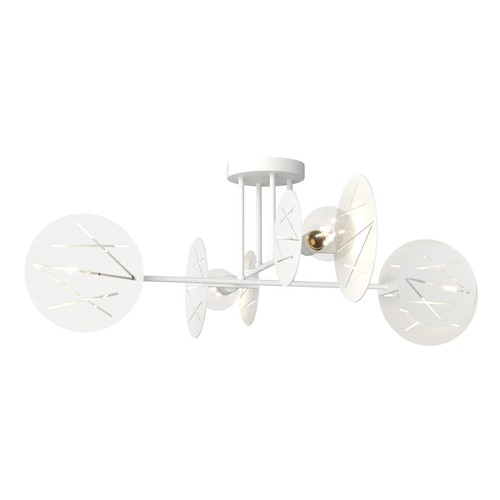 Frick 4 Vit taklampa - Ø20 cm, E27, 230V, utan ljuskälla