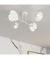 Frick 4 Vit taklampa - Ø20 cm, E27, 230V, utan ljuskälla