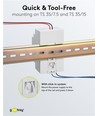 24V 60W DIN-skena strömförsörjning - 24V DC, 2,5A