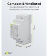 24V 36W DIN-skena strömförsörjning - 24V DC, 1,5A
