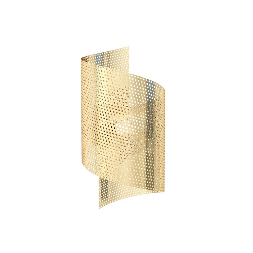 Spiral Guld vägglampa - G9, 230V, utan ljuskälla