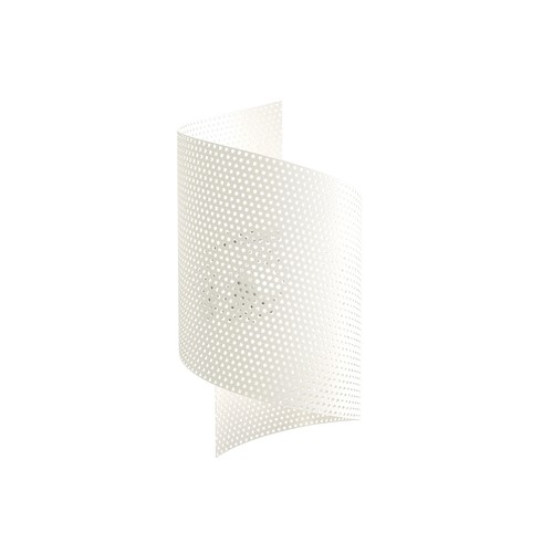 Spiral Vit vägglampa - G9, 230V, utan ljuskälla