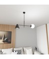 Hermes 2 Svart ljuskrona - Ø15 cm, E14, 230V, utan ljuskälla