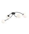 Vibra 4 Svart/Opal taklampa - Ø15 cm, E14, 230V, utan ljuskälla