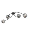 Vibra 4 Svart/Grafit taklampa - Ø15 cm, E14, 230V, utan ljuskälla