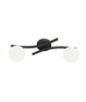 Opus 2 Svart/Opal taklampa - Ø15 cm, E14, 230V, utan ljuskälla
