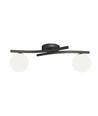 Opus 2 Svart/Opal taklampa - Ø15 cm, E14, 230V, utan ljuskälla