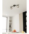Opus 2 Svart/Grafit taklampa - Ø15 cm, E14, 230V, utan ljuskälla