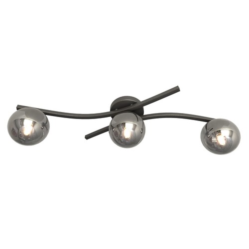 Opus 3 Svart/Grafit taklampa - Ø15 cm, E14, 230V, utan ljuskälla