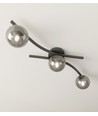 Opus 3 Svart/Grafit taklampa - Ø15 cm, E14, 230V, utan ljuskälla