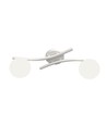 Opus 2 Vit/Opal taklampa - Ø15 cm, E14, 230V, utan ljuskälla.