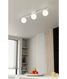 Opus 3 Vit/Opal taklampa - Ø15 cm, E14, 230V, utan ljuskälla