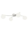 Opus 4 Vit/Opal taklampa - Ø15 cm, E14, 230V, utan ljuskälla