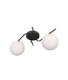 Vespa 2 Svart/Opal taklampa - Ø15 cm, E14, 230V, utan ljuskälla
