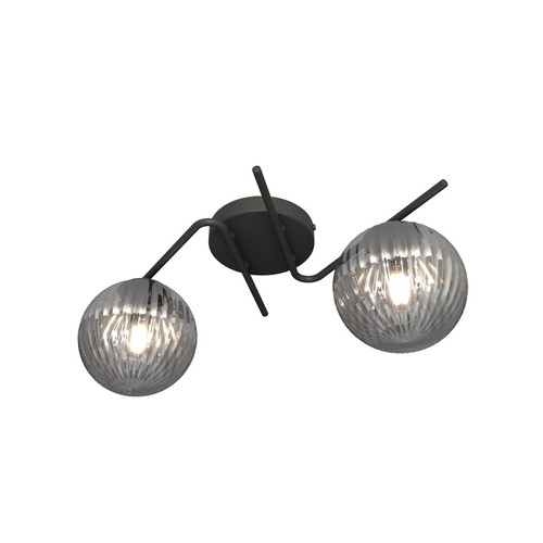 Vespa 2 Svart/Grafit taklampa - Ø15 cm, E14, 230V, utan ljuskälla