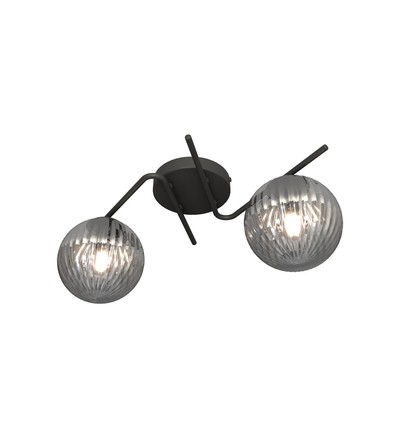 Vespa 2 Svart/Grafit taklampa - Ø15 cm, E14, 230V, utan ljuskälla