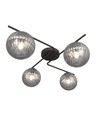 Vespa 4 Svart/Grafit taklampa - Ø15 cm, E14, 230V, utan ljuskälla