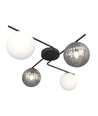 Vespa 4 Svart Mix taklampa - Ø15 cm, E14, 230V, utan ljuskälla