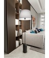 Pearl LP1 Grå golvlampa - Ø44 cm, E27, 230V, utan ljuskälla