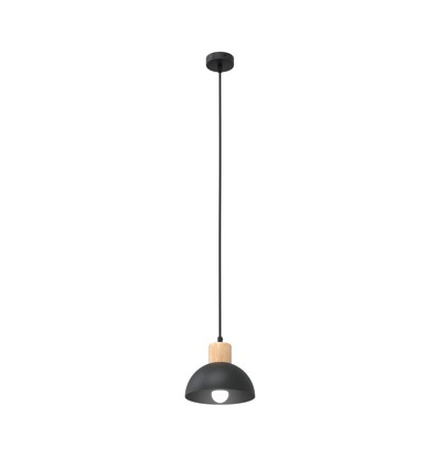 Seco 1 Svart taklampa - Ø18 cm, E27, 230V, utan ljuskälla