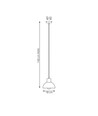 Seco 1 Svart taklampa - Ø18 cm, E27, 230V, utan ljuskälla
