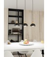 Seco 3 Svart taklampa - Ø18 cm, E27, 230V, utan ljuskälla
