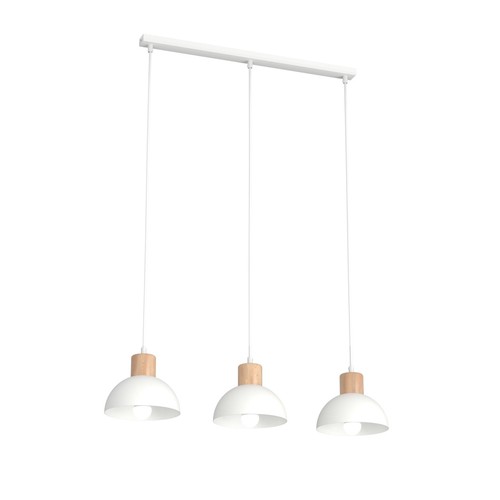 Seco 3 Vit taklampa - Ø18 cm, E27, 230V, utan ljuskälla