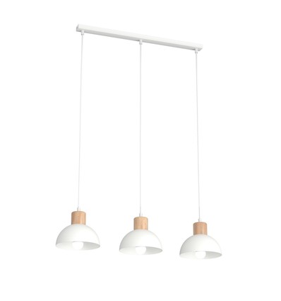 Seco 3 Vit taklampa - Ø18 cm, E27, 230V, utan ljuskälla