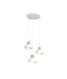 Seco 3 Vit Prem taklampa - Ø18 cm, E27, 230V, utan ljuskälla