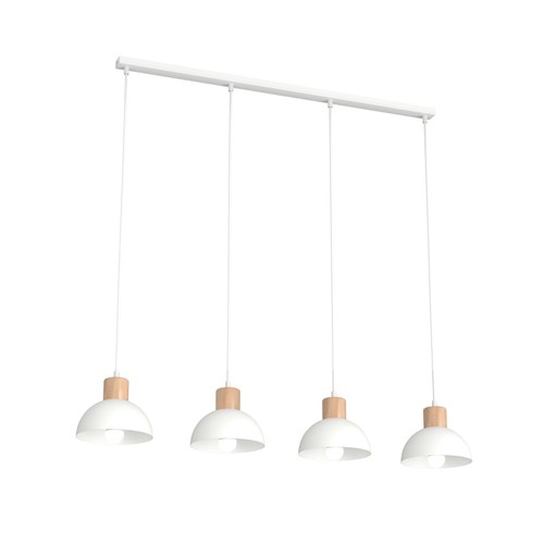 Seco 4 Vit taklampa - Ø18 cm, E27, 230V, utan ljuskälla