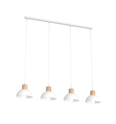 Seco 4 Vit taklampa - Ø18 cm, E27, 230V, utan ljuskälla