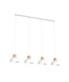 Seco 4 Vit taklampa - Ø18 cm, E27, 230V, utan ljuskälla