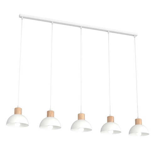 Seco 5 Vit taklampa - Ø18 cm, E27, 230V, utan ljuskälla