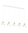 Seco 5 Vit taklampa - Ø18 cm, E27, 230V, utan ljuskälla