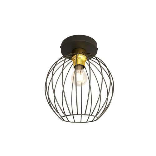 Nest 1 Svart/Guld taklampa - Ø24 cm, E27, 230V, utan ljuskälla