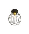 Nest 1 Svart/Guld taklampa - Ø24 cm, E27, 230V, utan ljuskälla